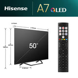 EAN 6942351403335 - Hisense 50A7NQ 127 cm (50") 4K Ultra HD Smart TV Wifi Gris 350 cd / m² imagen 2