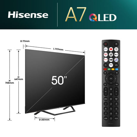 EAN 6942351403335 - Hisense 50A7NQ 127 cm (50") 4K Ultra HD Smart TV Wifi Gris 350 cd / m² imagen 2