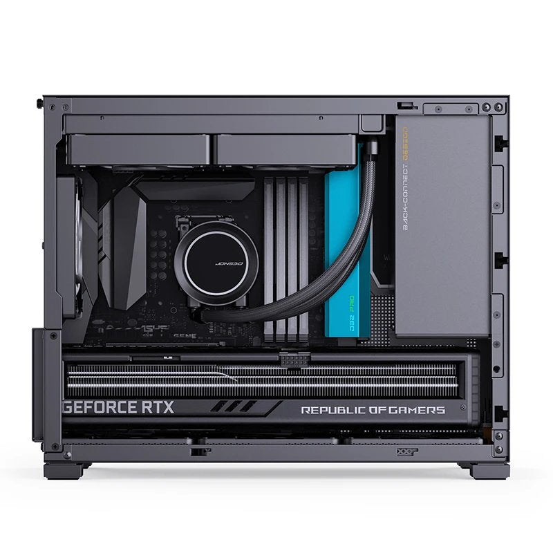 Jonsbo D32 Pro Negro Pc-Gehäuse, Mini-Gehäuse, Matx, Tempered Glass - Schwarz