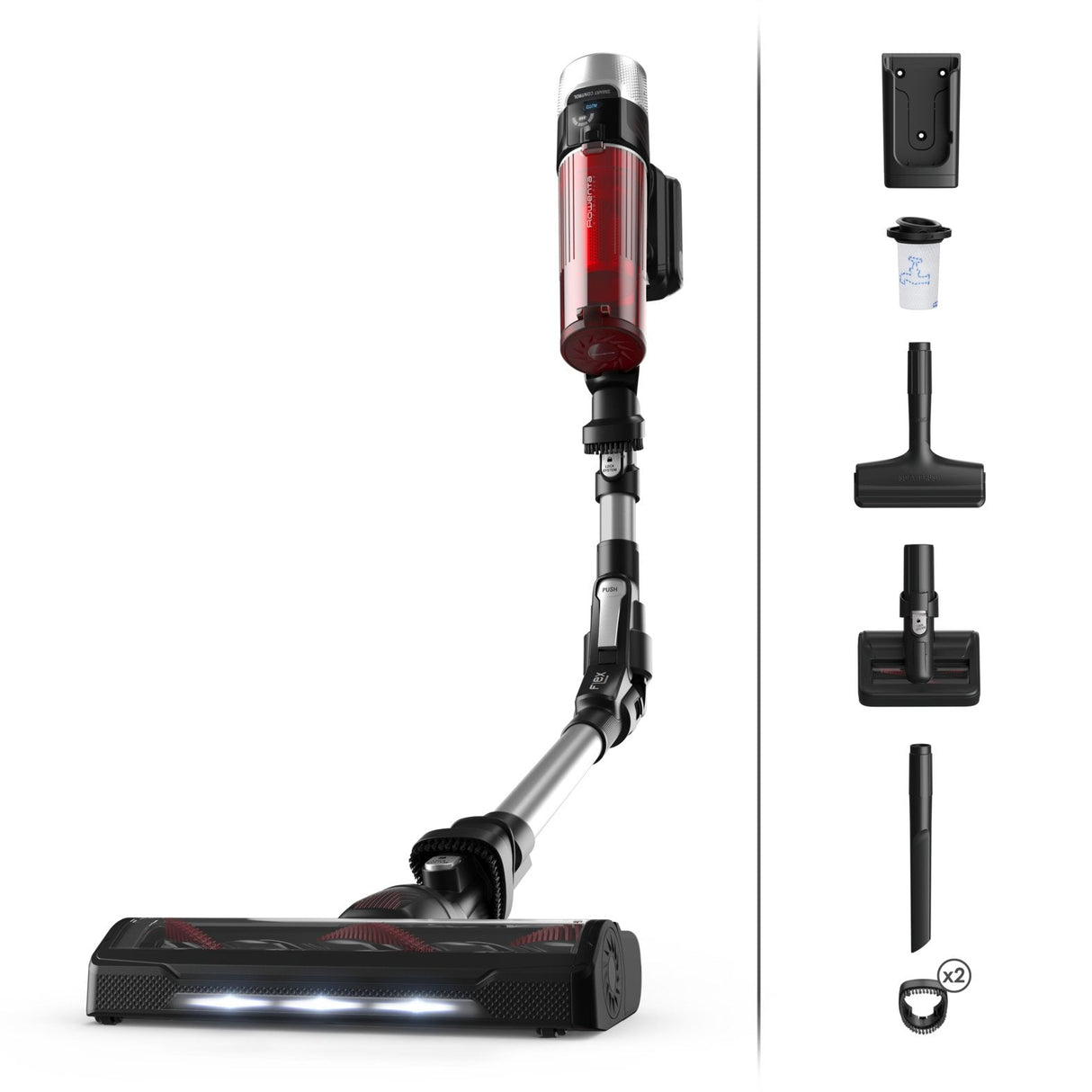 Aspirador Escoba Rowenta Rh2077wo Xforce Flex 9.60 Animal 200w 18.5v