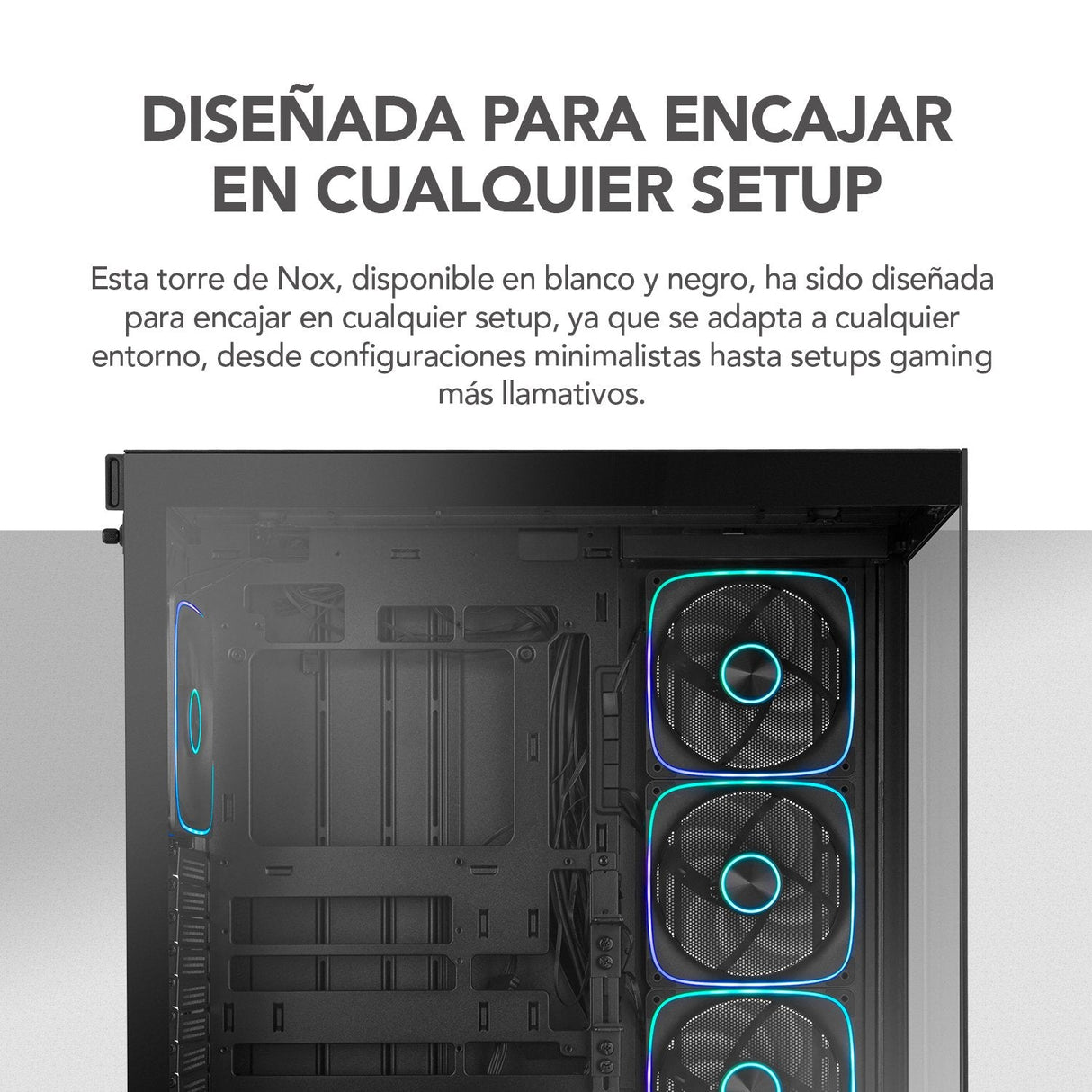 Caja Pc Gaming Semitorre Nox Hummer Blade