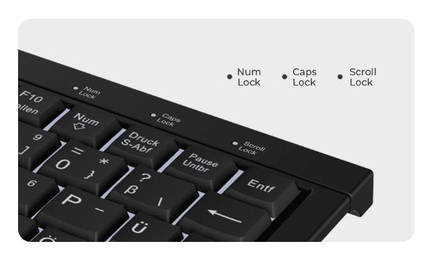 Keysonic Tas Ksk-3011elc De Super-Mini Con Nummernblock Sw
