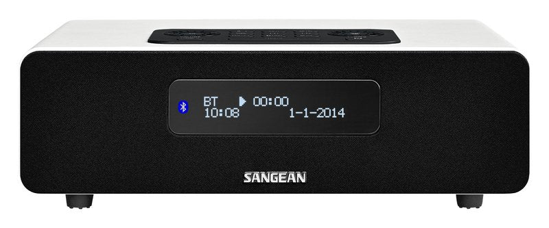 Radio Sangean Ddr-36 Bt White Con Sintonización Digital De Sobremesa