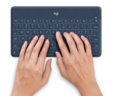 Logitech Keys-To-Go Inglés Internacional Bluetooth Azul