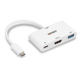 EAN 4002888433402 - Lindy 43340 Adaptador gráfico USB 3840 x 2160 Pixeles Blanco imagen 3