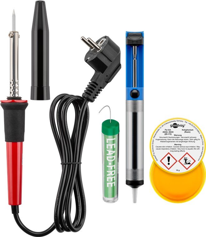 Juego De Soldadura Y Herramientas En Práctico Estuche, 20 Piezas