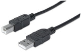EAN 0766623333382 - Manhattan 333382 cable USB USB 2.0 3 m USB A Negro imagen 1