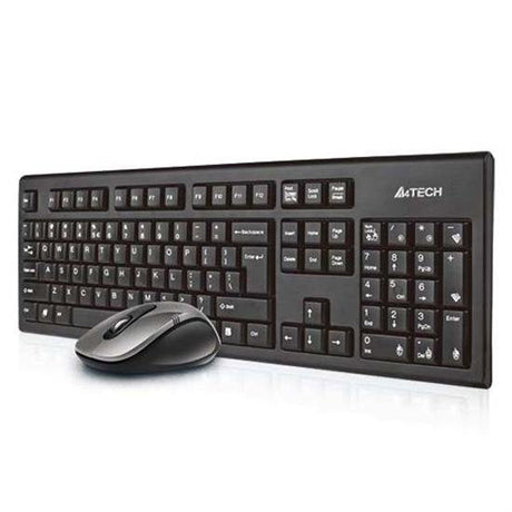 EAN 4711421871341 - A4Tech 7100N desktop teclado Ratón incluido Juego RF inalámbrico QWERTY Inglés Negro imagen 1