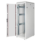 Roline 19-Zoll Netzwerkschrank Pro 36 He, 600x800 Bxt Glastr Grau