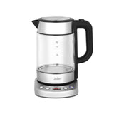 Tetera Lauben Lbnek17gs  Eléctrica 1,7 L 2200 W Negro, Acero Inoxidable, Transparente