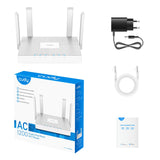 Cudy Wr1300e Router Inalámbrico Gigabit Ethernet Doble Banda (2,4 Ghz / 5 Ghz) Blanco