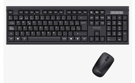 EAN 8435099535270 - Approx APPMX410 teclado Ratón incluido Hogar RF inalámbrico QWERTY Español Negro imagen 1
