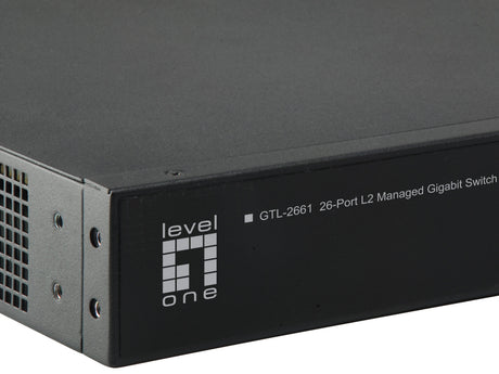 EAN 4015867203057 - LevelOne GTL-2661 switch Gestionado L2 Gigabit Ethernet (10/100/1000) Negro imagen 3