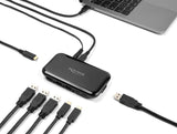 Delock 7 Port Usb 3.2 Gen 2 Hub Con 4 Usb Typ-A Y 3 Usb Tipo-C Ports