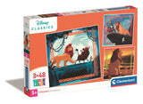 Puzzle El Rey Leon Disney 3x48pzs