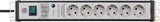 EAN 4007123674886 - Brennenstuhl 1156057696 base múltiple 3 m 6 salidas AC Interior Negro, Gris claro imagen 1