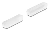 Delock 67124 Cubierta Protectora Para D-Sub 25 Macho 2 Piezas En Transparente