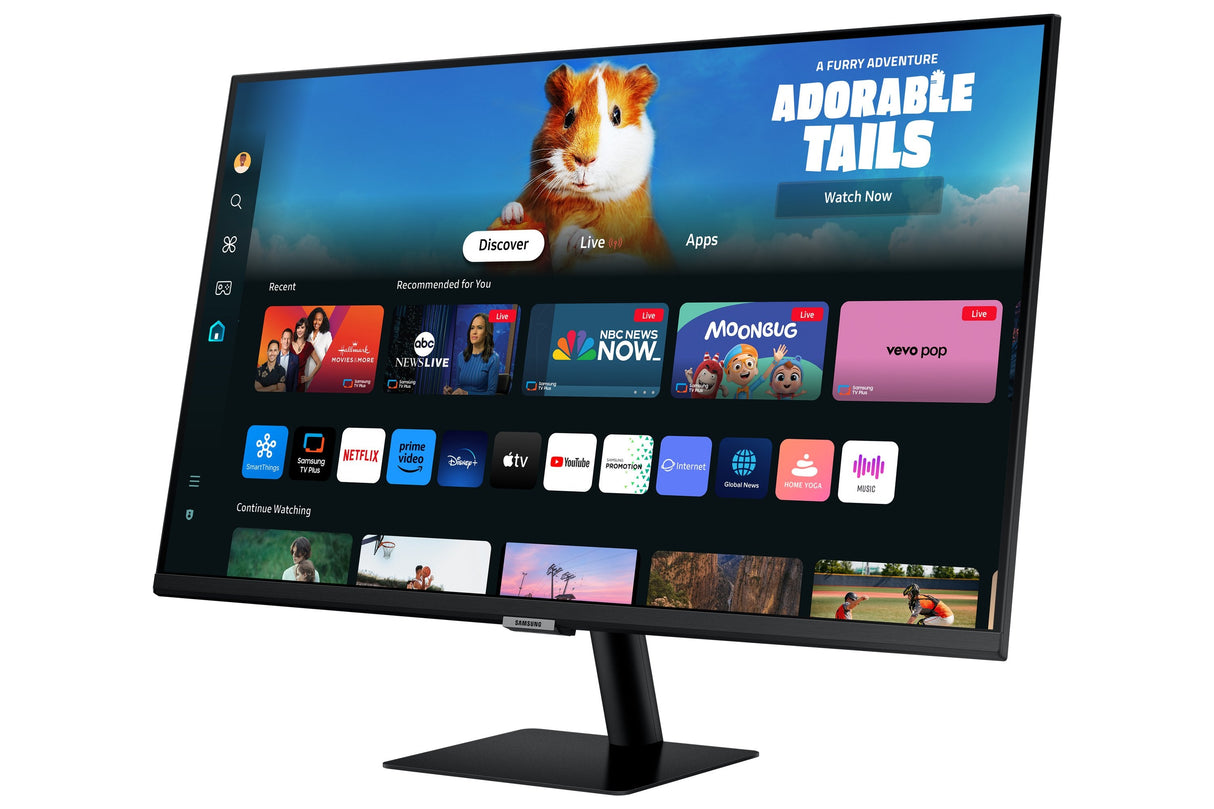 Monitor Smart Samsung M5 S27dm502eu 27' Full Hd Multimedia Smart Tv Negro