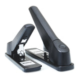 Rapesco 1062 Av-55 Grapadora De Gruesos - Capacidad Para 210 Hojas - Grapado Cerrado - Carga Trasera - Negro