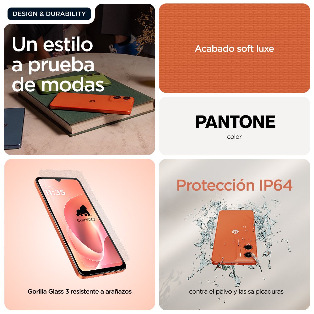 Motorola Xt2535-3 Moto G06 4g 4gb Ram 64gb - Orange Eu