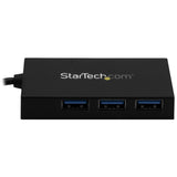 EAN 0065030866125 - StarTech.com HB30A3A1CFB hub de interfaz USB 3.2 Gen 1 (3.1 Gen 1) Type-A 5000 Mbit/s Negro imagen 3