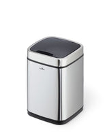 Papelera Con Sensor Durable No Touch 6l Plata Metalizado