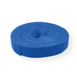 Cinta De Velcro A Rollo 10mm Azul 25m