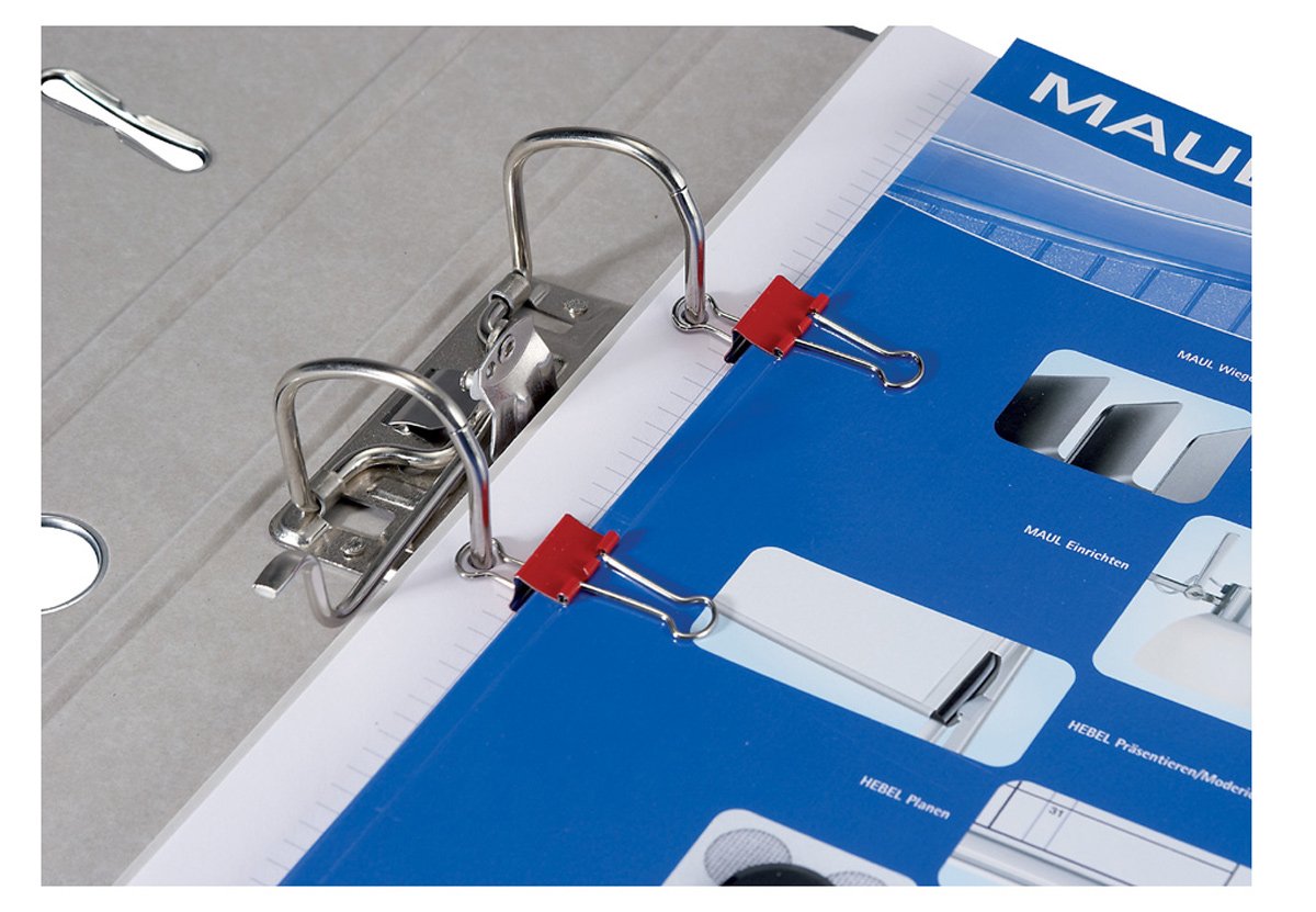 Maul Original Mauly Klammern 19mm 12m Pck Farblich Sortiert