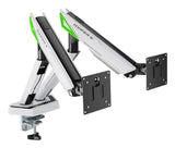 EAN 8435739902585 - AISENS DT38TSR-345 soporte para monitor 96,5 cm (38") Escritorio Negro, Blanco imagen 2