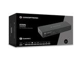 Docking Usb-C 13-In-1 Conceptronic 1xhdm 2xthunderbolt 2xusb-A 3.2 2xusb-C Audio Pd96w 1xrj45 2.5gbe