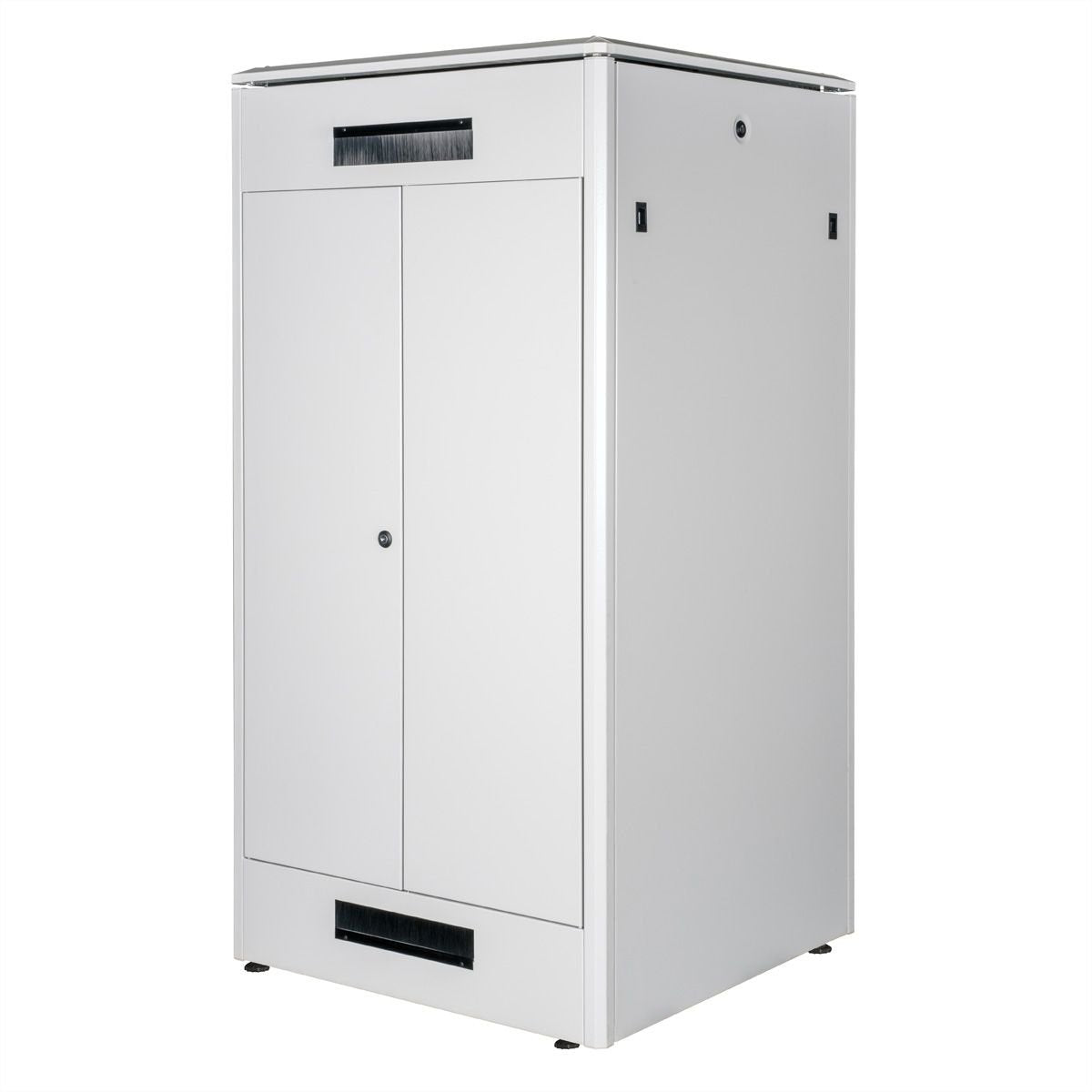 Roline 19-Zoll Netzwerkschrank Pro 32 He, 800x800 Bxt Glastr Grau