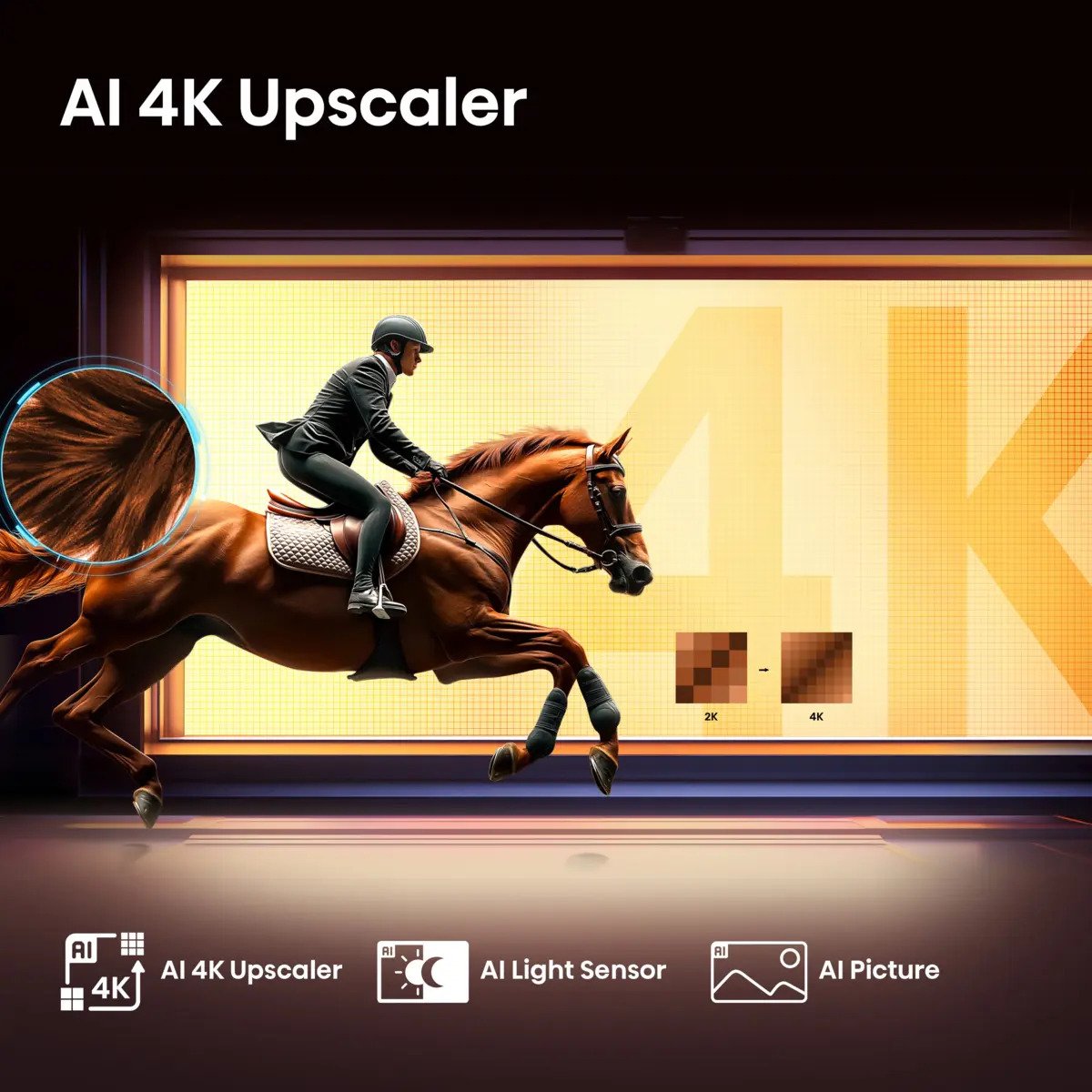 EAN 6942351424491 - Hisense 98E7Q 2,49 m (98") 4K Ultra HD Smart TV Wifi Negro imagen 2