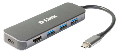 EAN 0790069468605 - D-Link DUB-2333 base para portátil y replicador de puertos Alámbrico USB Tipo C Gris imagen 1