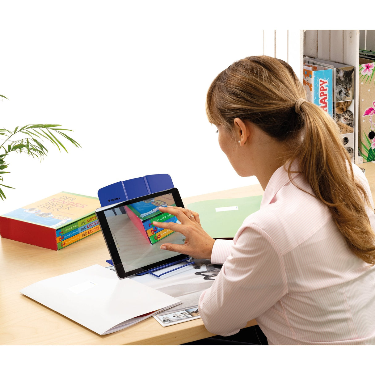 EAN 4008705199636 - HERMA 19963 sujetalibros Blanco Metal imagen 6