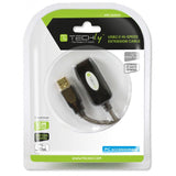 Techly Usb 2.0 Aktive Verlängerung, Hi-Speed, 10m, Negro