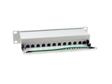Equip Patchpanel 12x Rj45 Cat6a 10" Ftp 1he Premium Gris Claro