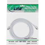 Cable De Red Inline S/Ftp Pimf Cat.8.1 Libre De Halógenos 2000mhz Blanco 10m