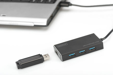 EAN 4016032444244 - Digitus DA-70240-1 hub de interfaz USB 3.2 Gen 1 (3.1 Gen 1) Type-A 5000 Mbit/s Negro imagen 2