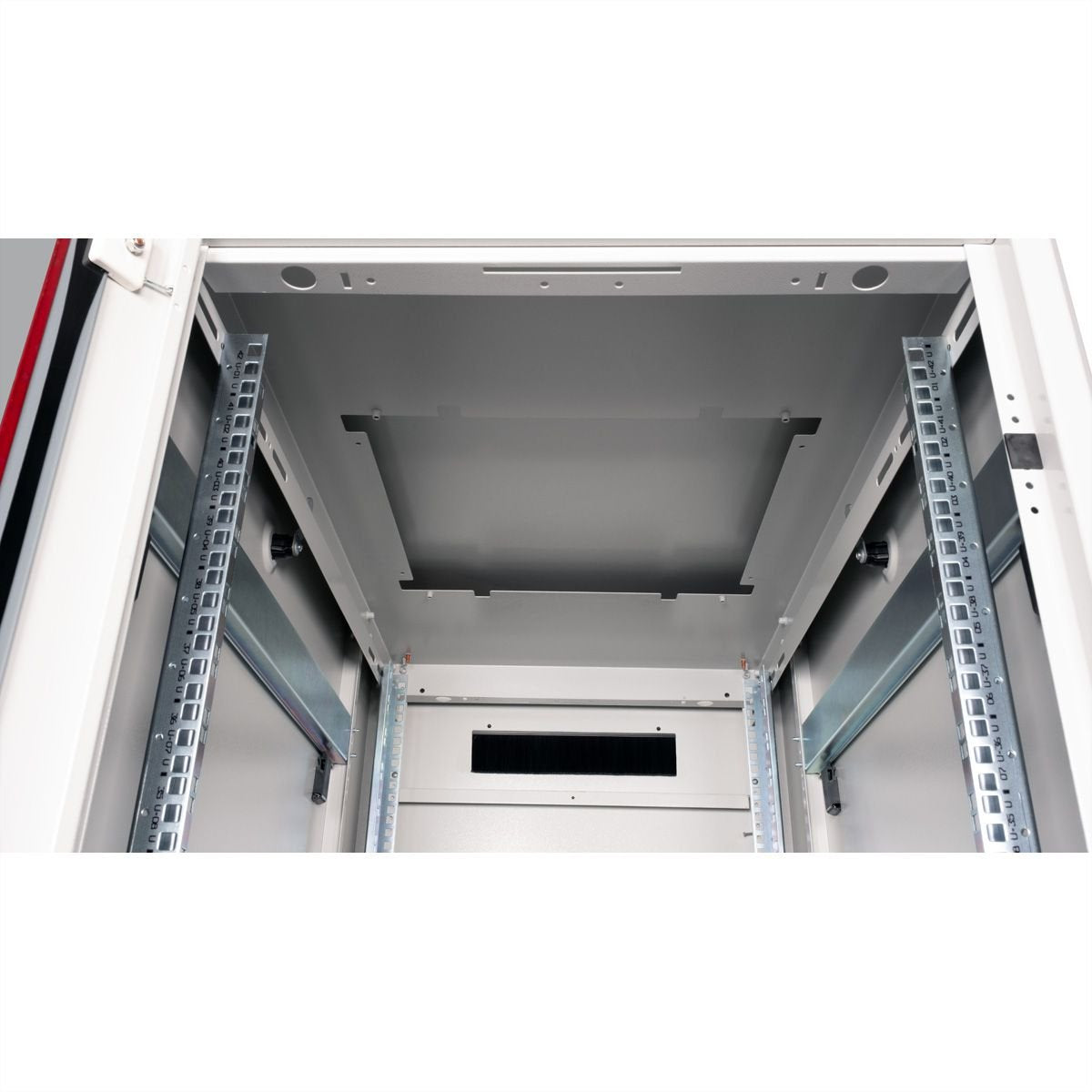 Roline 19-Zoll Netzwerkschrank Pro 42 He, 600x1000 Bxt Glastr Grau