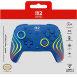 Turtle Beach Afterglow Azul Mando De Juego Rgb Inalámbrico Para Nintendo Switch 2