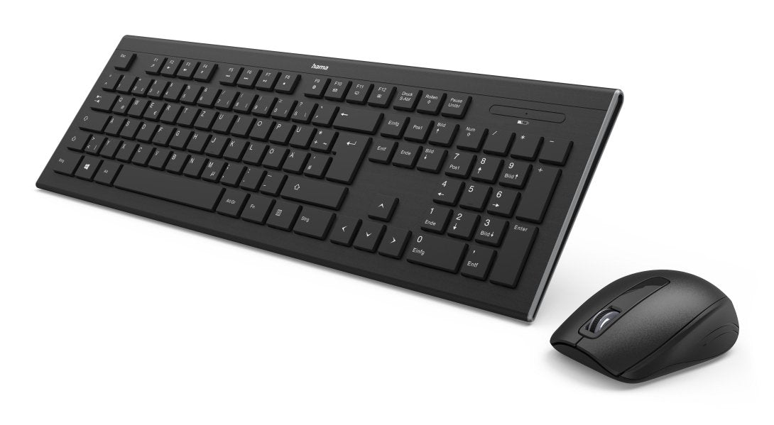 EAN 4047443384959 - Hama 69182664 teclado Ratón incluido Hogar RF inalámbrico QWERTY Español Negro imagen 2