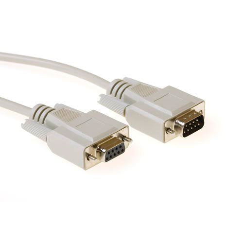 25 Metre Serial 1:1 Connection Cable 9 Pin D-Sub Male - 9 Pin D-Sub Female