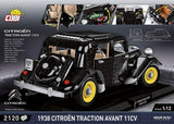 Juguete De Construcción Cobi Citroen Traction Avant 11cv 1938 - Executive Edition, Escala 1:12 300723