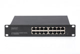 10" Gigabit Ethernet Switch, 16-Port, Unmanaged