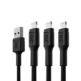 Green Cell 3x Cable Gc Ray Usb - Lightning 200cm White Led Backlight