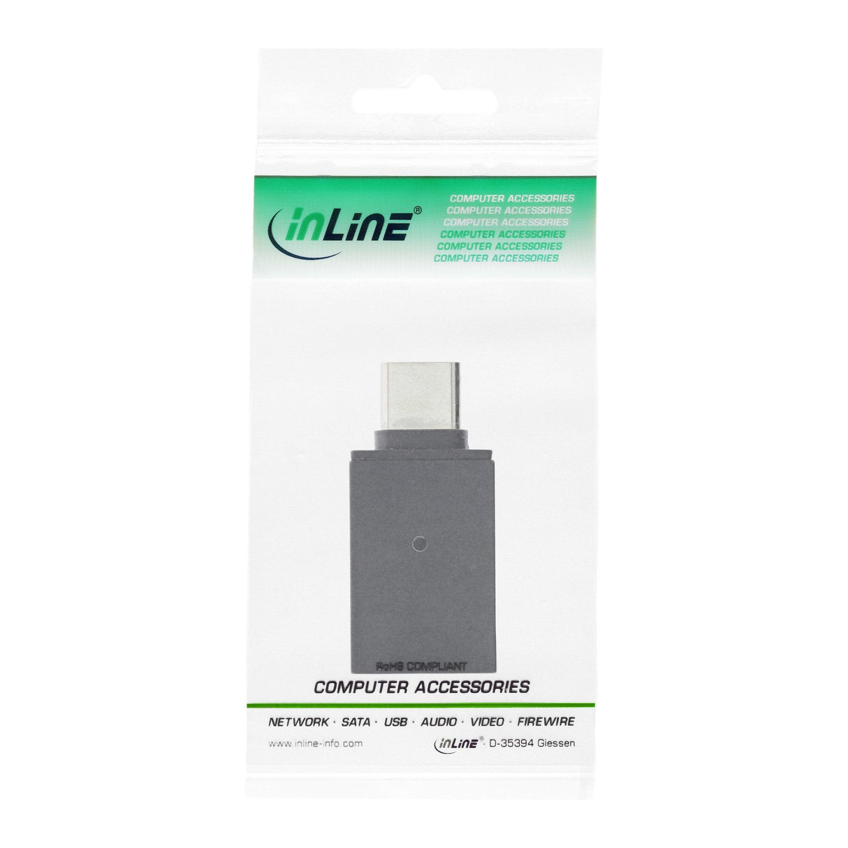 Adaptador Inline Usb 3.2 Gen.2, Usb Tipo C Macho A Usb A Hembra, Otg