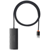 Baseus Lite Series Usb-A To X4 Usb-A 3.0 Hubb - Black