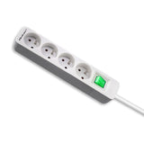 EAN 5901878502885 - Qoltec 50288 base múltiple 1,8 m 4 salidas AC Interior Blanco imagen 9