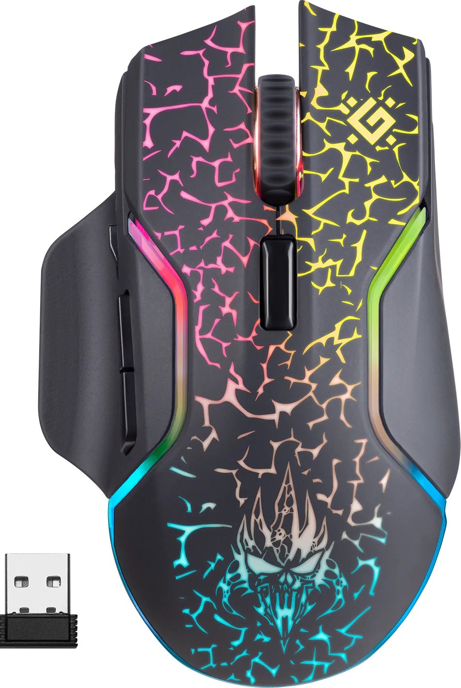 EAN 4745090820492 - Defender Oneshot GM-067 ratón Juego mano derecha RF Wireless + USB Type-C Óptico 3200 DPI imagen 1