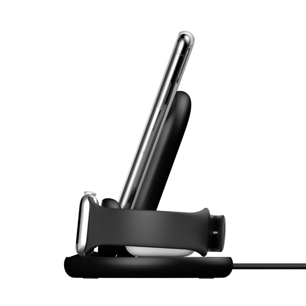 Belkin Wiz001vfbk - Cargador Inalámbrico 3 En 1 Negro
